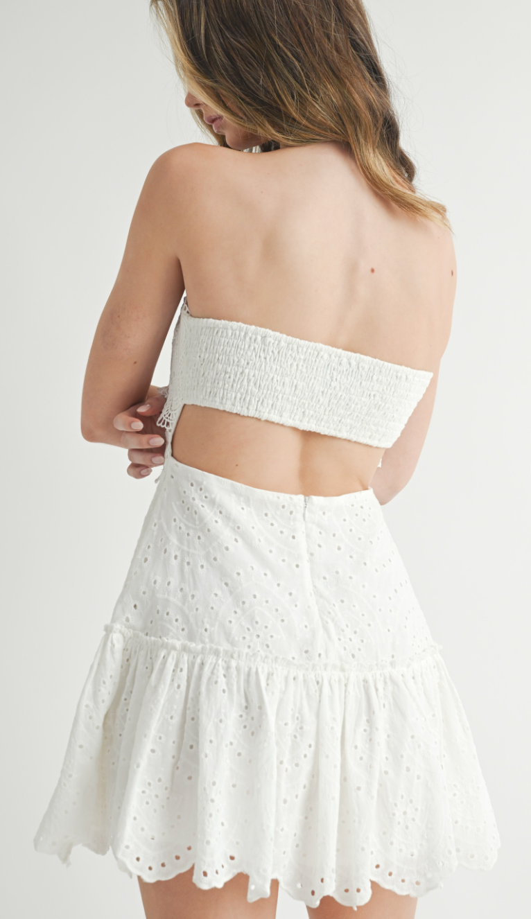 Ana Strapless Lace Dress