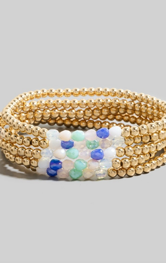 Multi Color Bead Bracelets