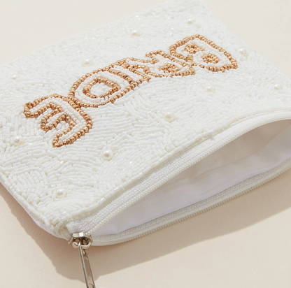 Beaded BRIDE Coin Purse - Clothe Boutique