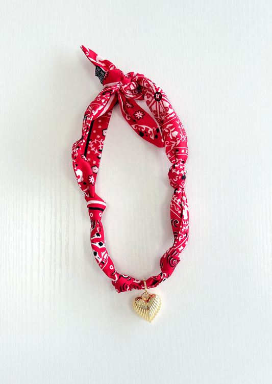 Rori Heart Scarf Necklace