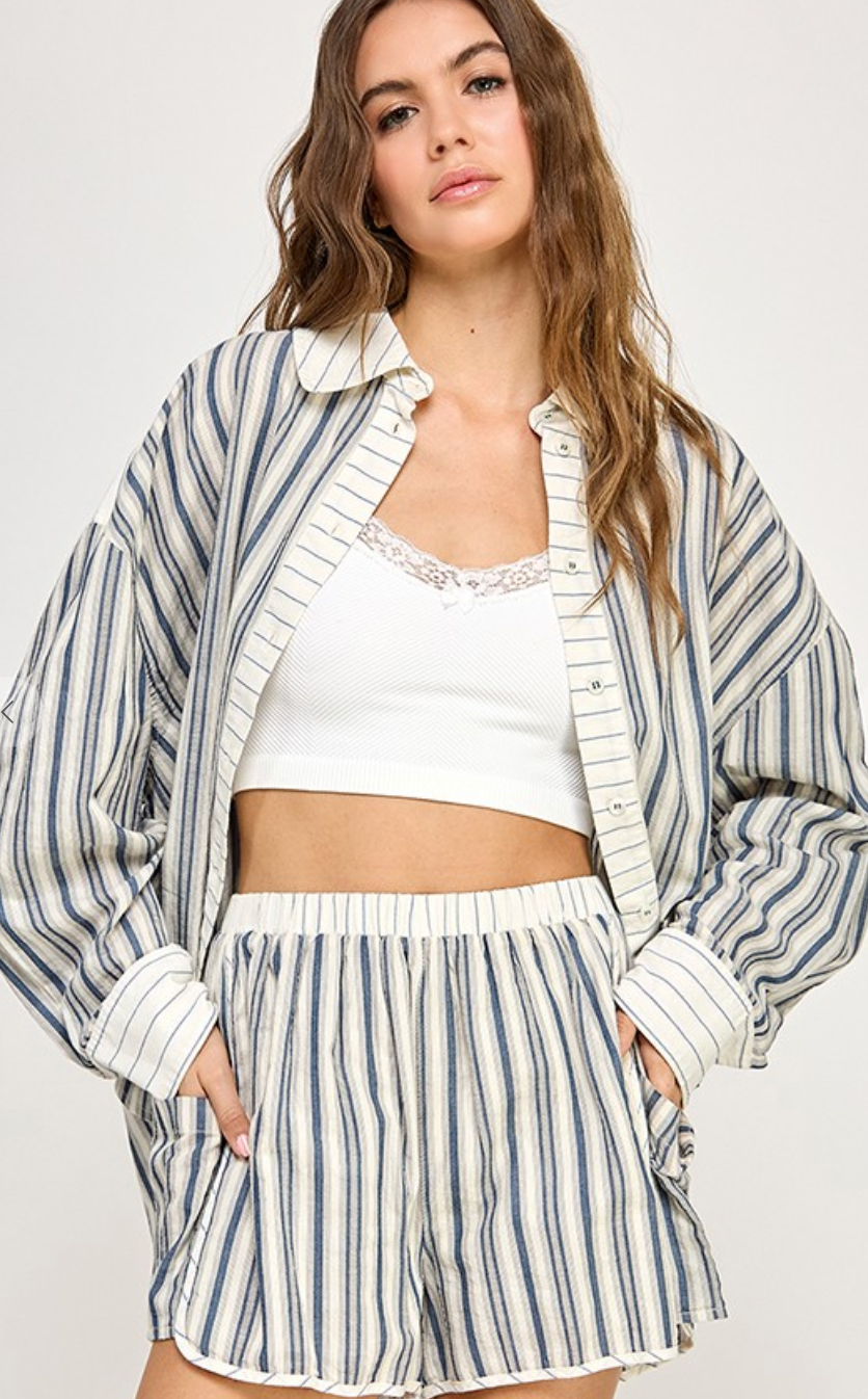 Summer Breeze Stripe Shorts