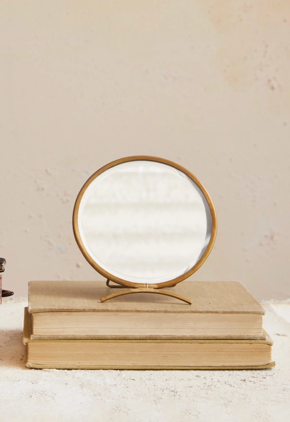 Round Brass Mirror