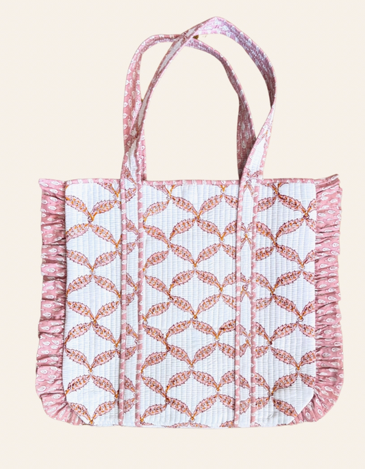 Clover Fridays Eloise Ruffle Tote