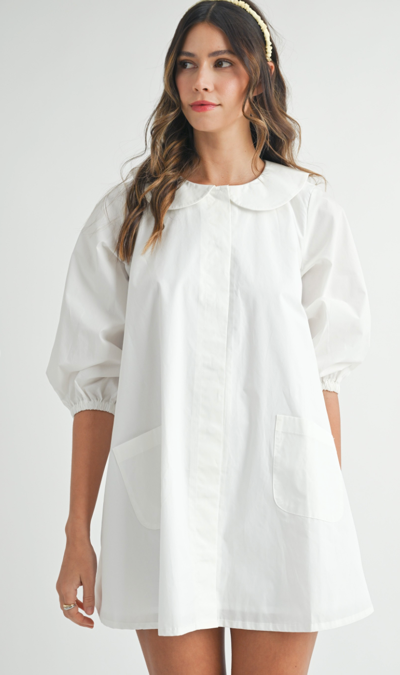 Peterpan Poplin Dress