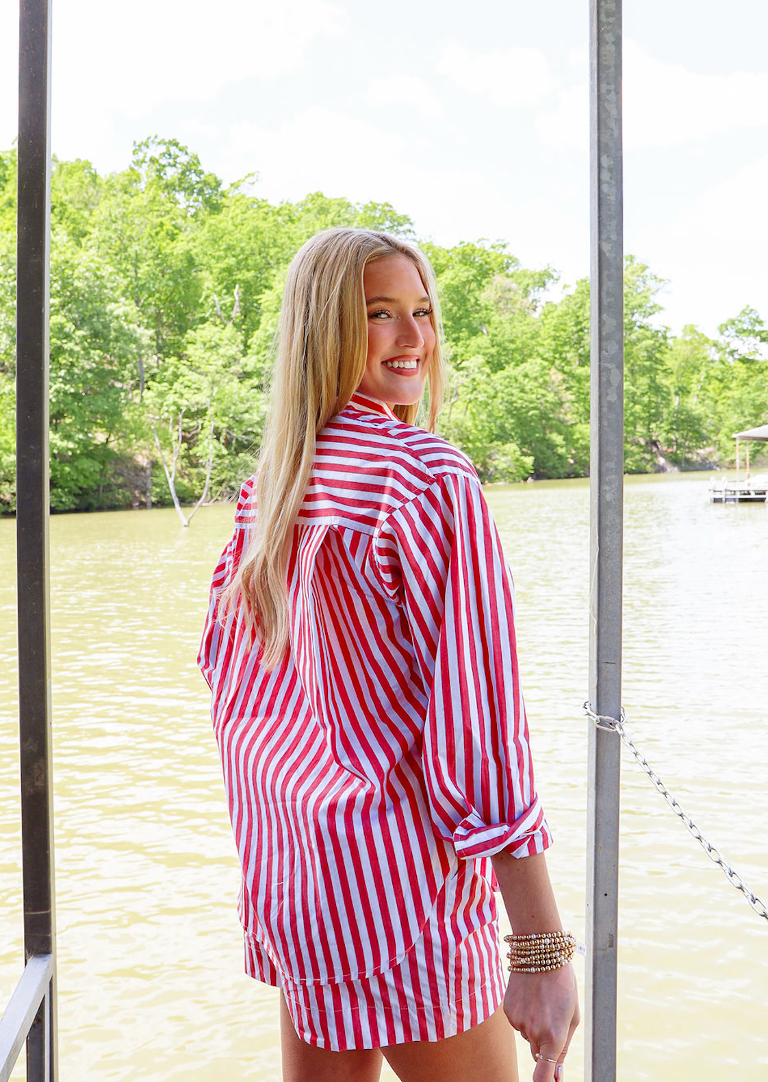 Billie Stripe Shirt & Shorts Set of 2