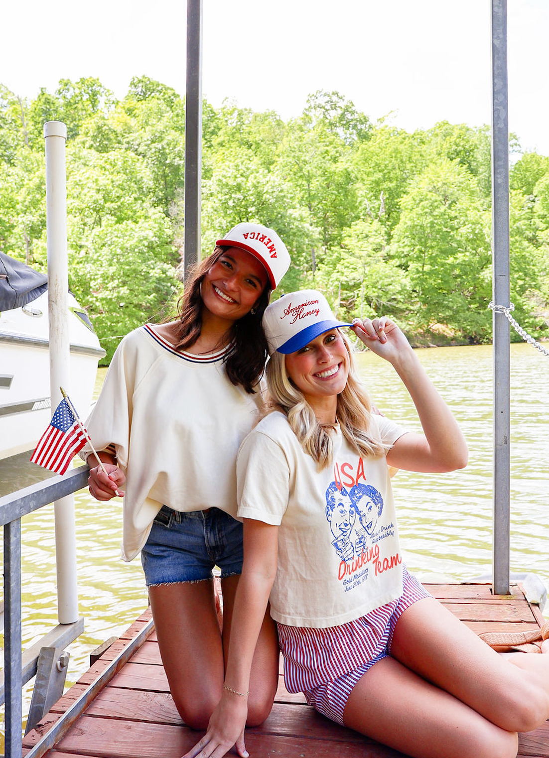 USA Drinking Team Graphic T-shirt
