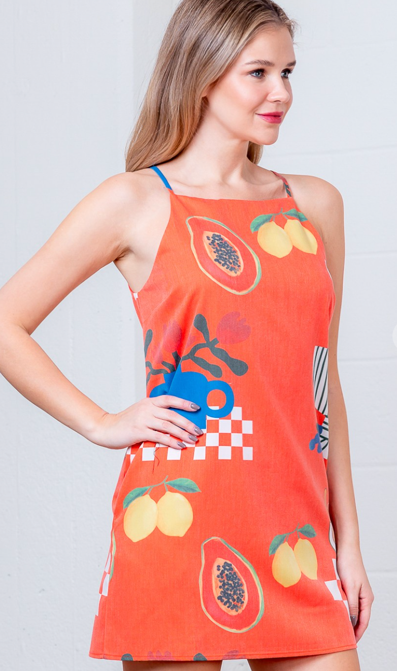 European Summer Shift Dress