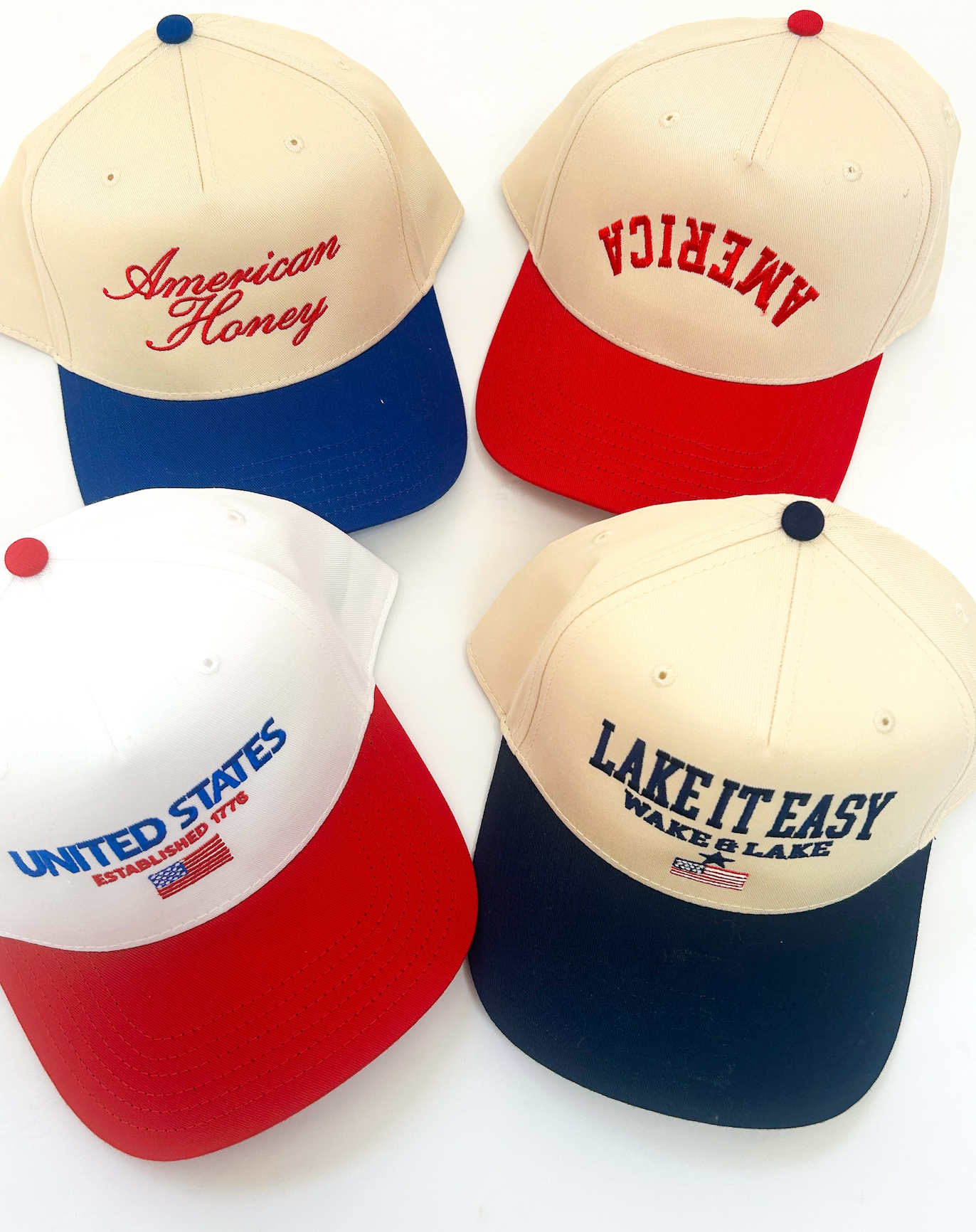 Lake It Easy Trucker Hat Navy