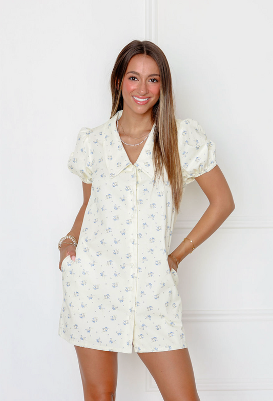 Floral Peter Pan Collar Dress