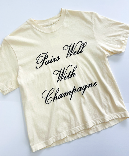 Pairs Well with Champagne Tee - Clothe Boutique