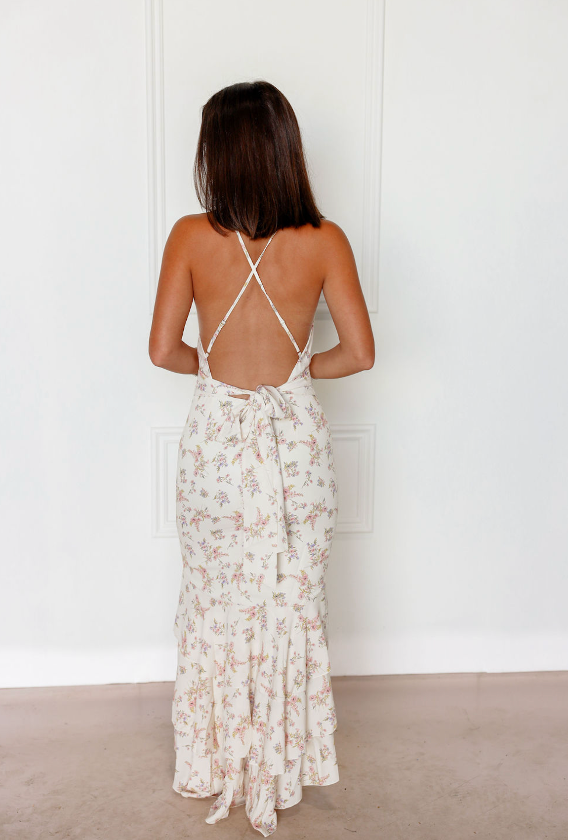 Sierra Floral Asymmetrical Dress