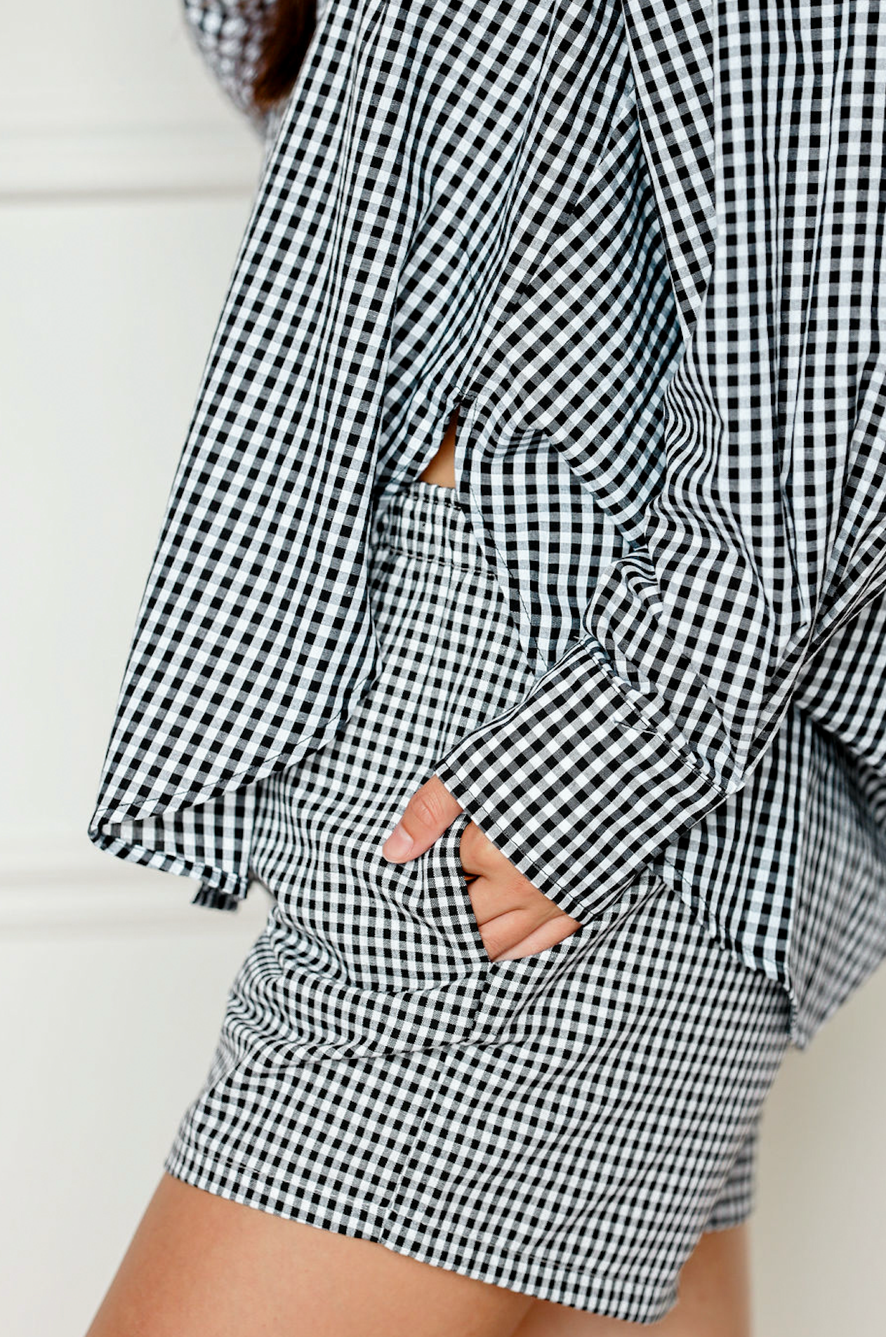 Gingham Shirt & Shorts Set of 2
