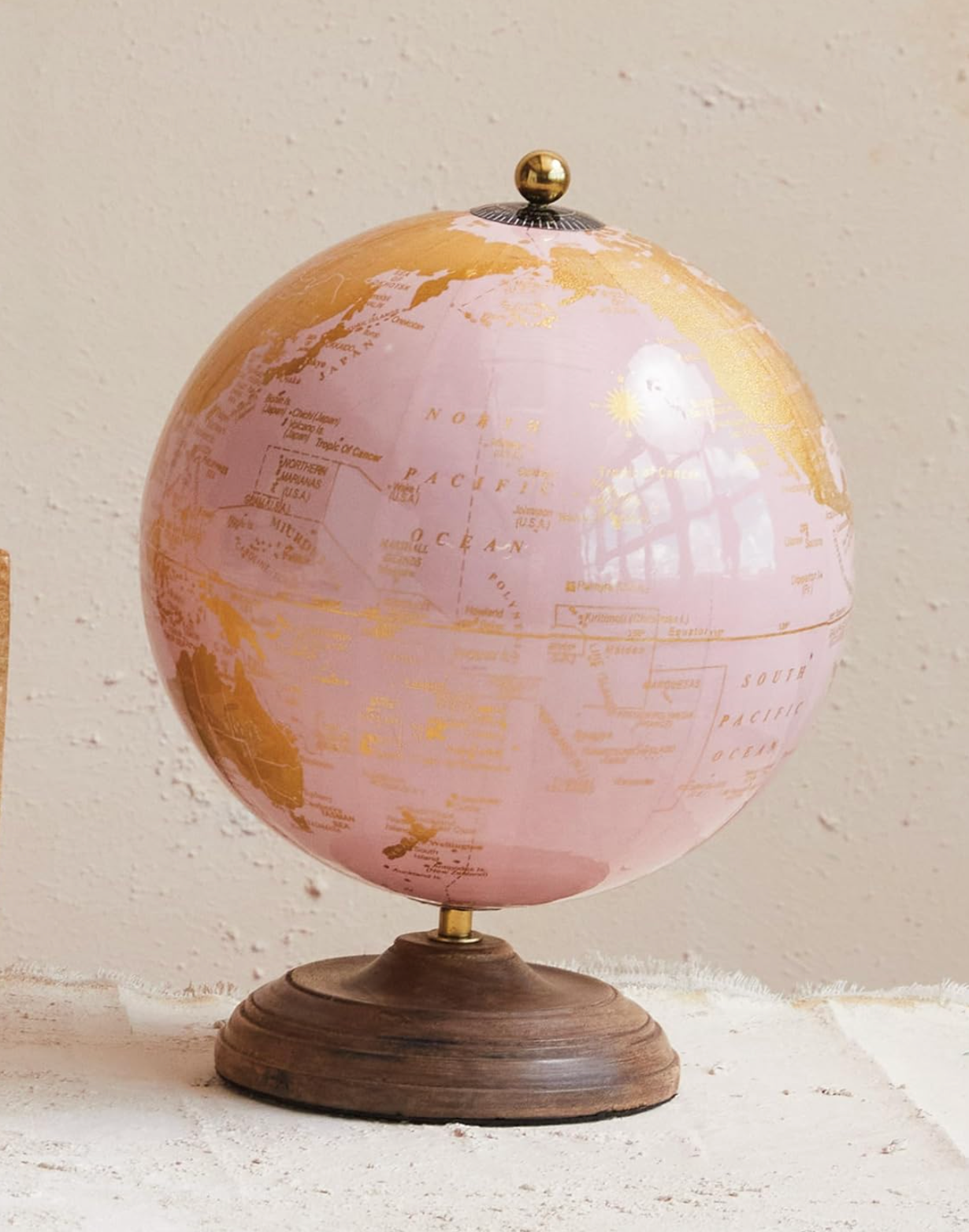 Pink Round Globe