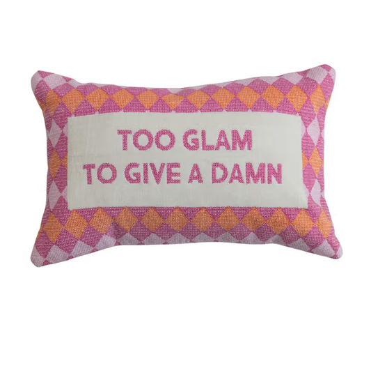 Too Glam Velvet Lumbar Pillow