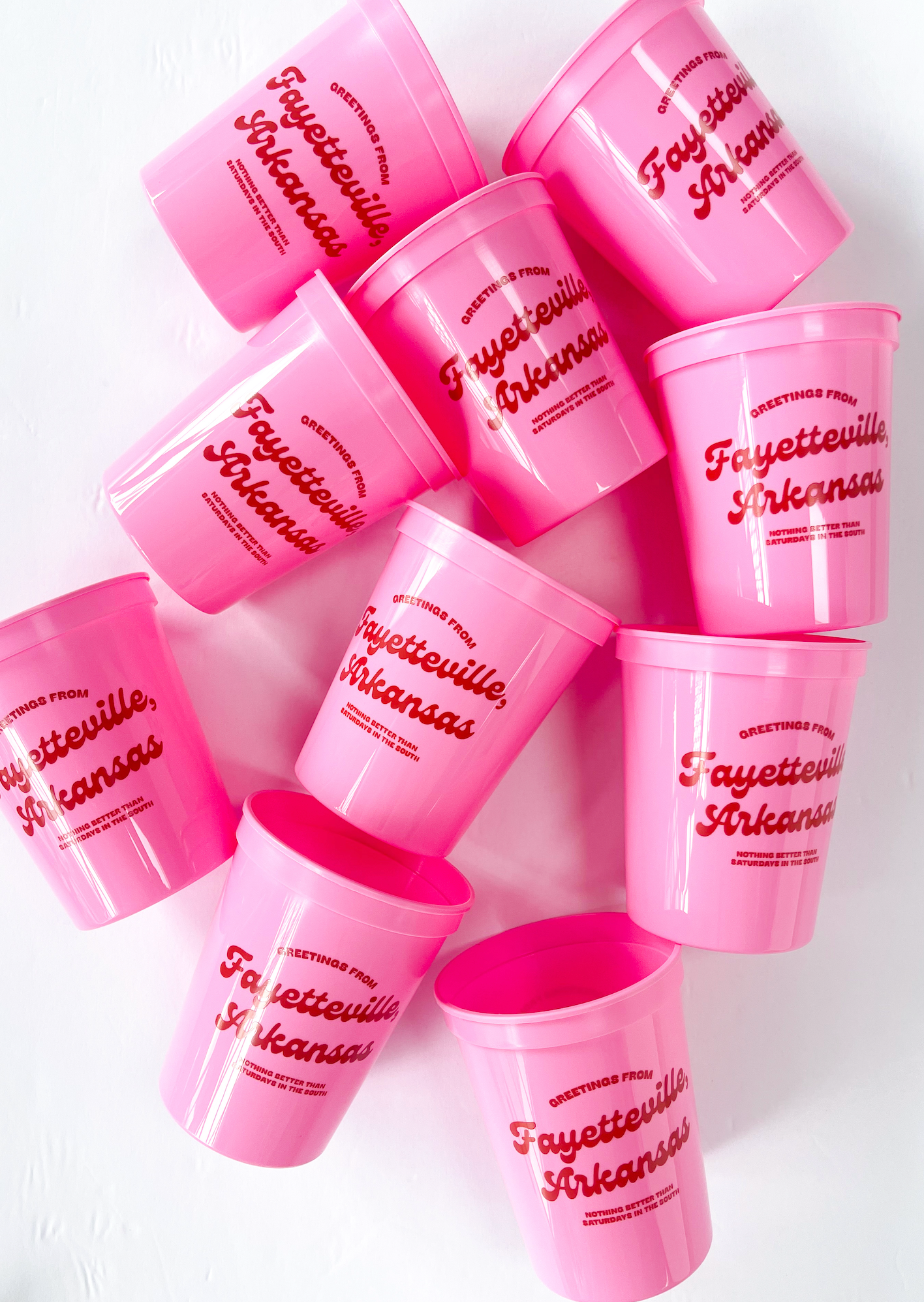 Fayetteville Arkansas Stadium Cups