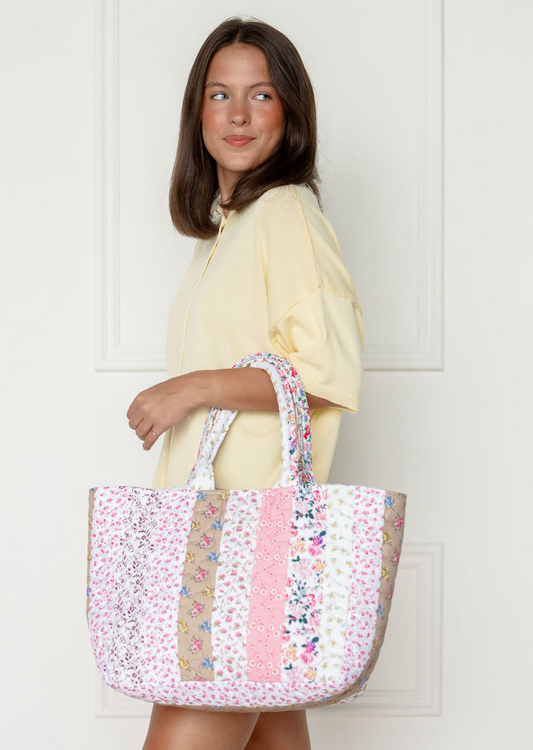 Paige Patchwork Quilted Handbag