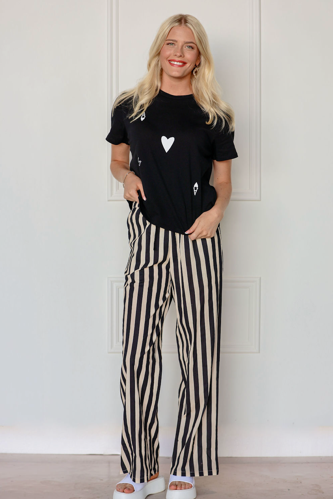 Ace of Hearts Graphic Tee Black