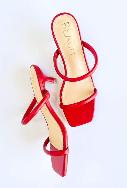 Matisse Jeanne Heels Red - Clothe Boutique