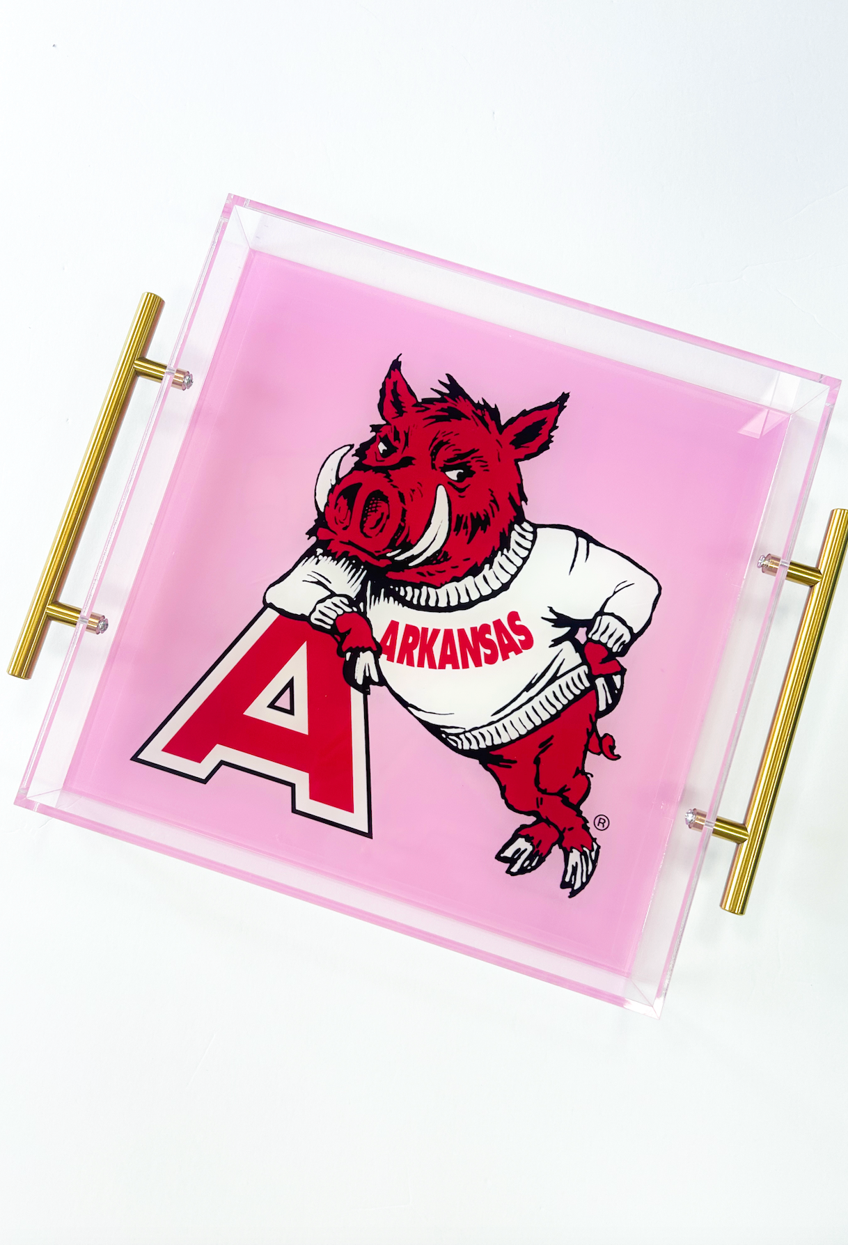 Vintage Arkansas Large Acrylic Tray