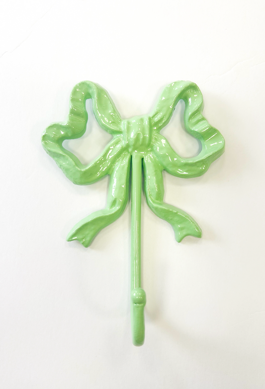 Bow Shaped Wall Hook - Mint