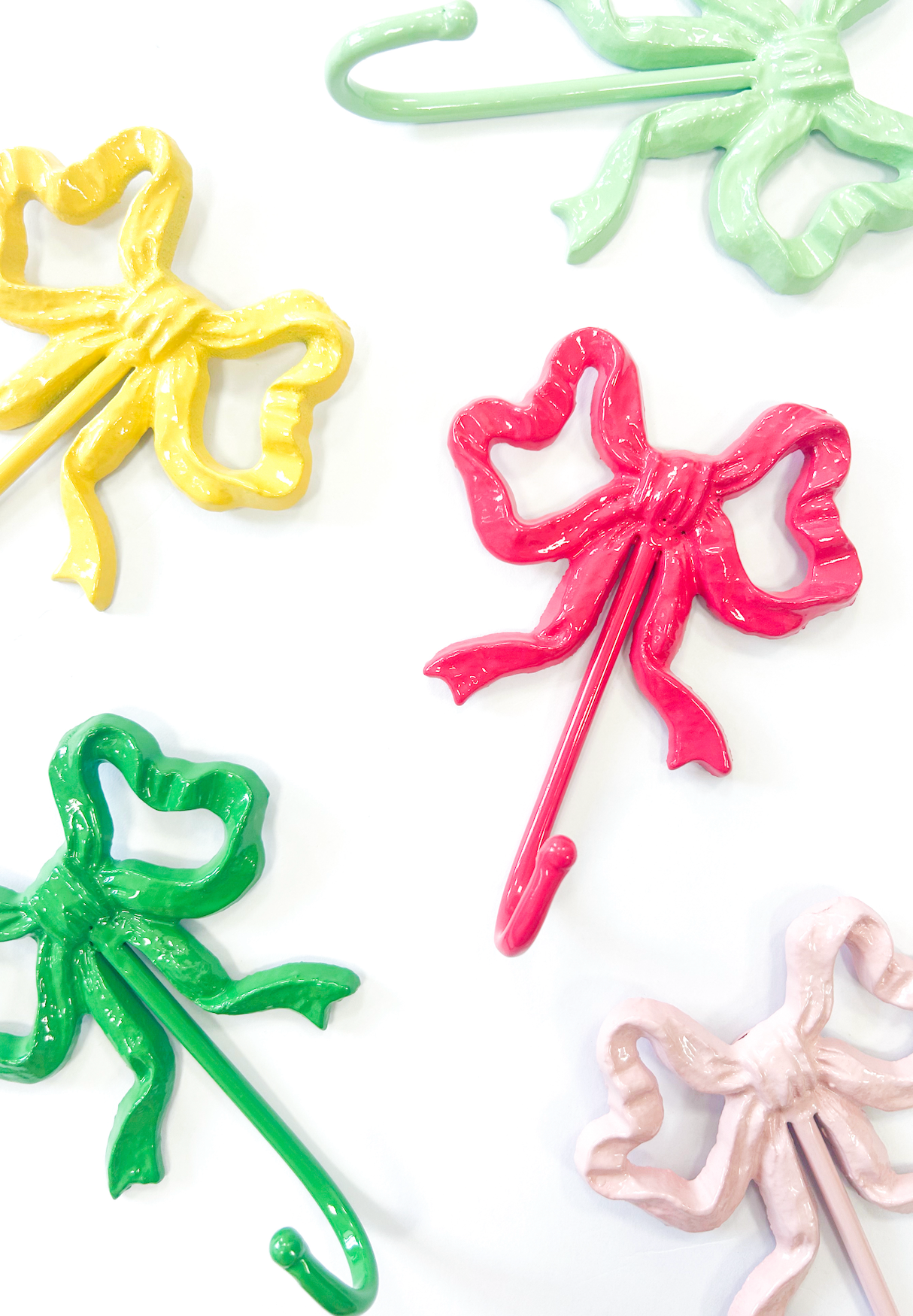 Bow Shaped Wall Hook - Mint