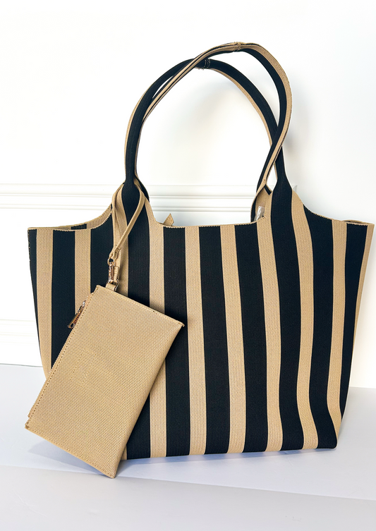 Robbie Stripe Tote