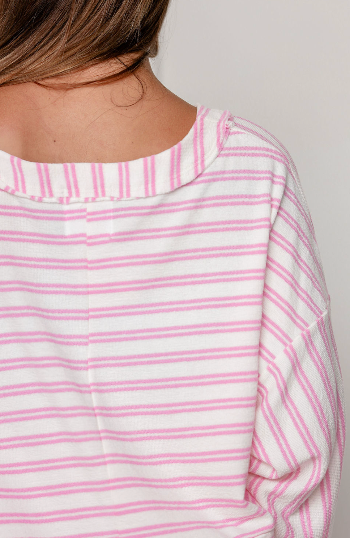 Layla Stripe Top & Shorts Pink Set of 2