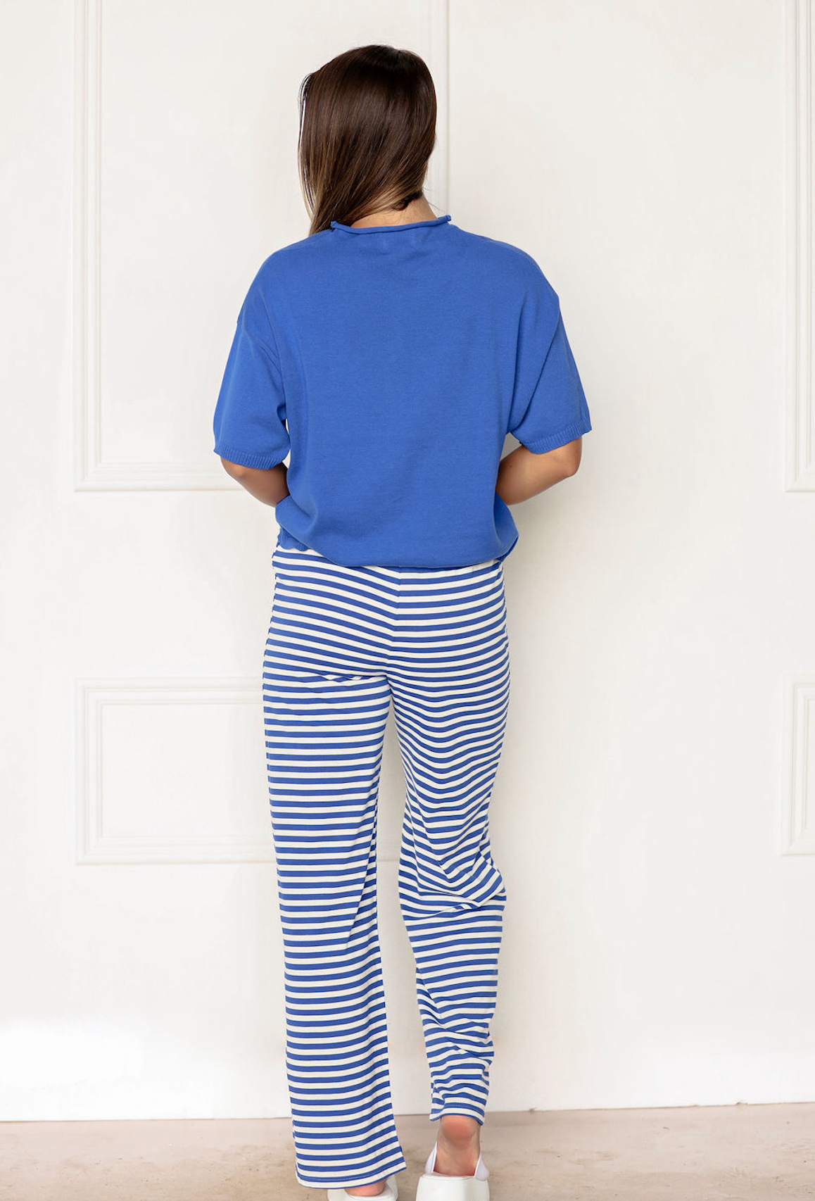 Brooke Striped Pants Royal