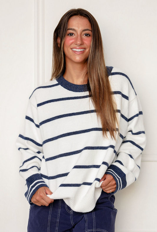 Chloe Oversized Stripe Sweater