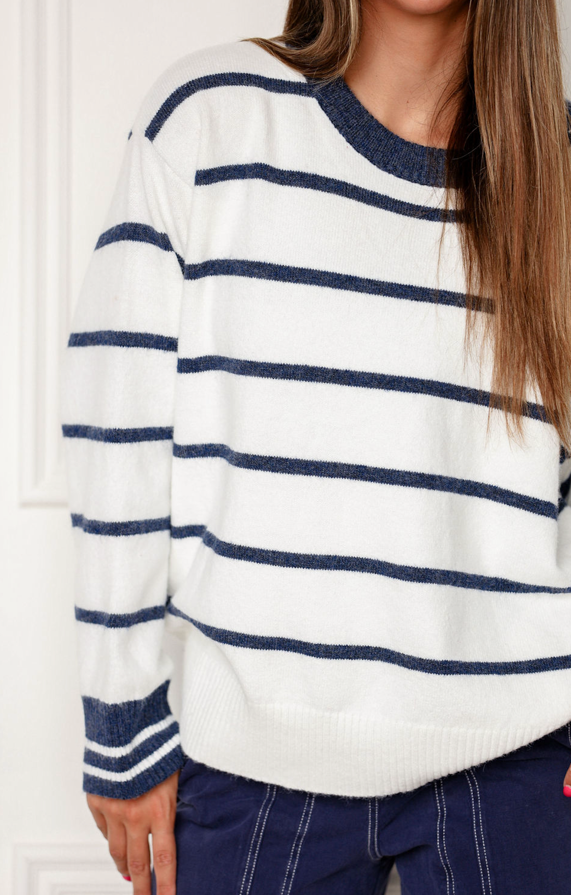Chloe Oversized Stripe Sweater