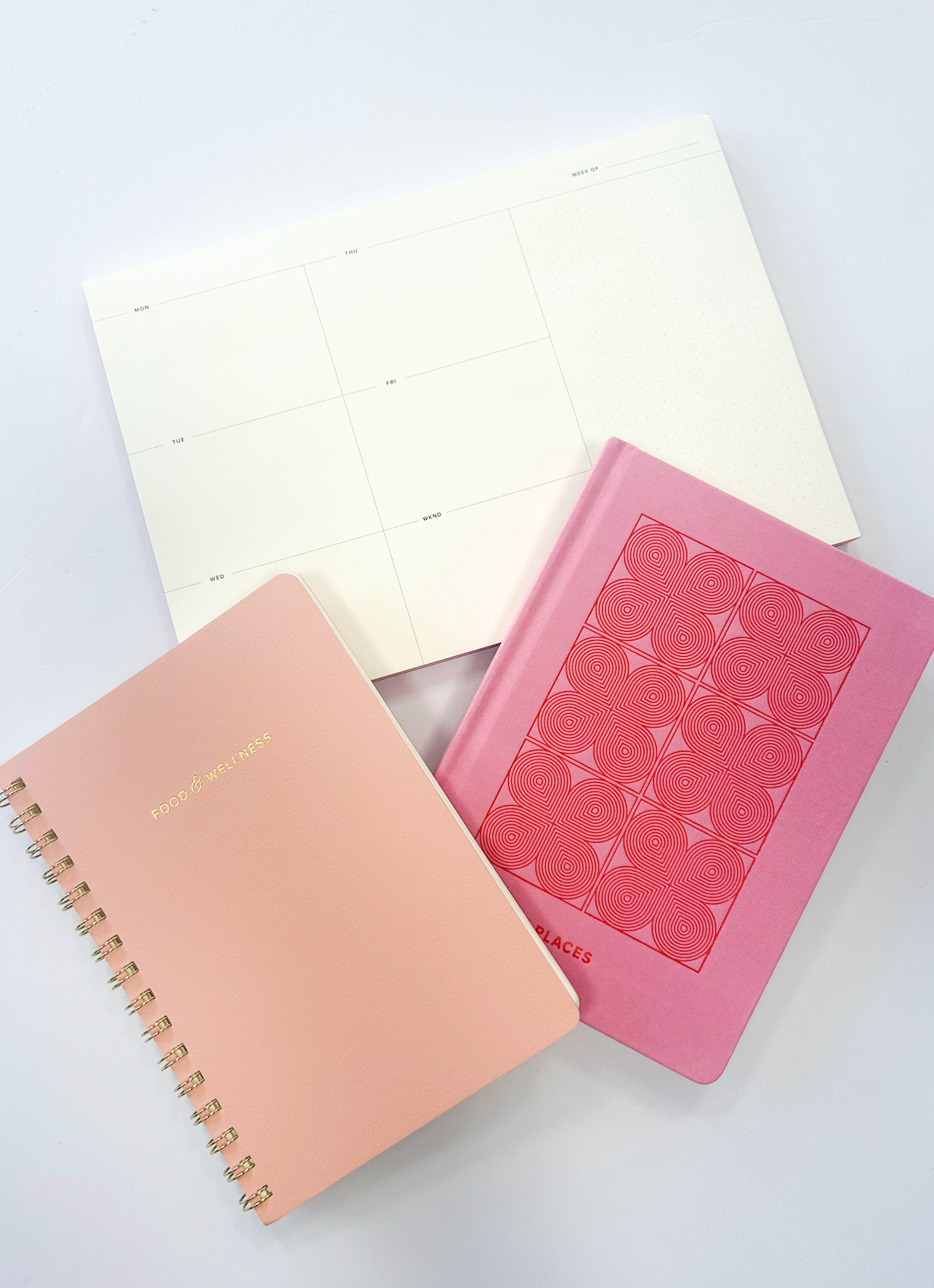 Weekly Planner Pad Pink
