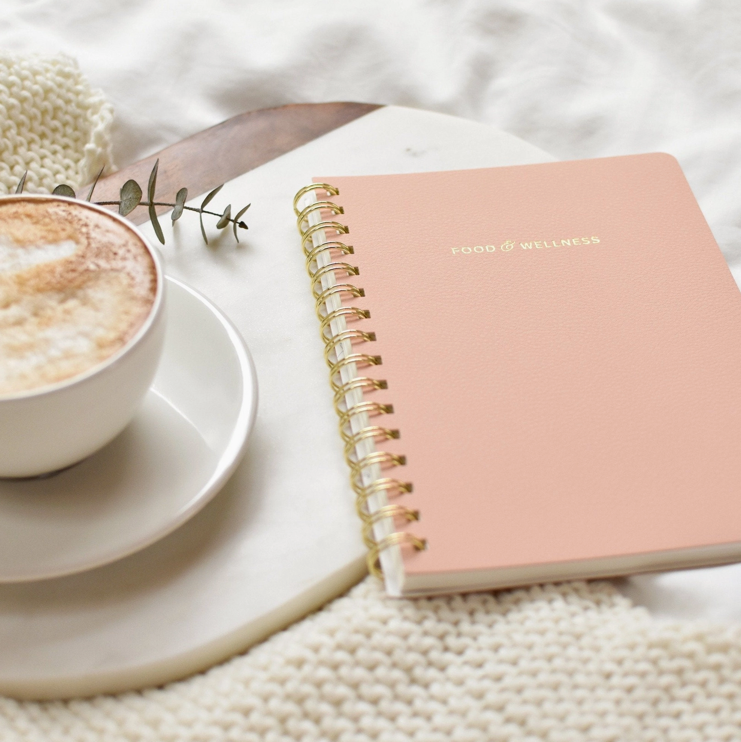 Food & Wellness Journal Pink