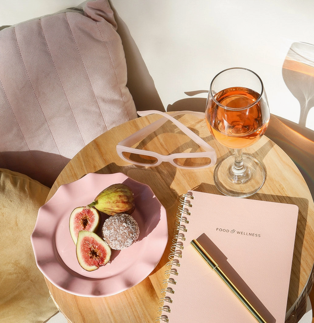 Food & Wellness Journal Pink