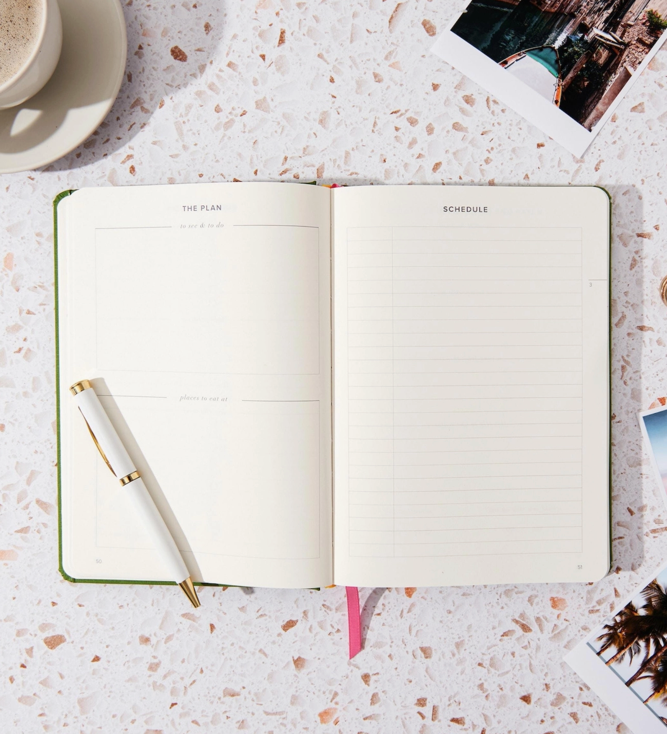Travel Journal Pink