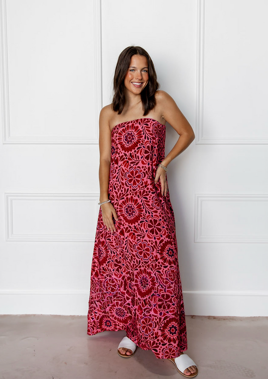 Sammie Strapless Midi Dress