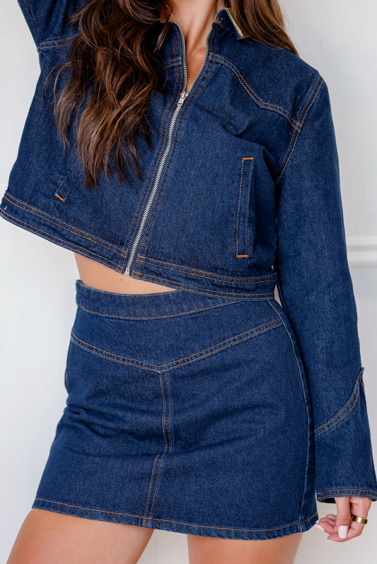 Bianca Denim Mini Skirt
