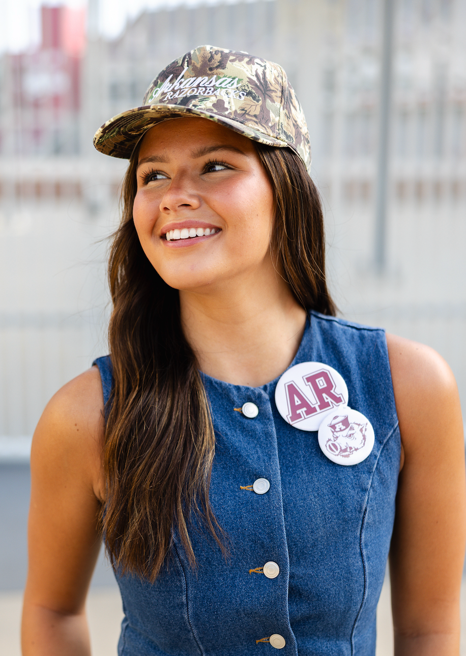 Arkansas Razorback Vintage Trucker Camo