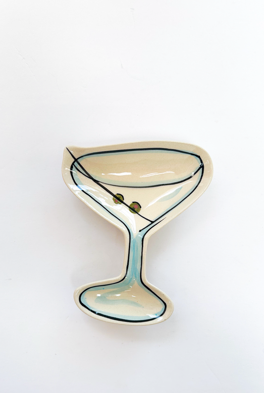 Cocktail Shape Dish Martini