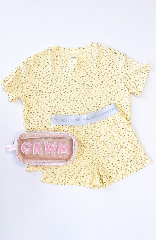 Pink Willow GRWM Travel Bag