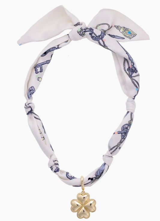 Charlie Heart Scarf Necklace