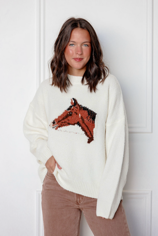 Horse Graphic Sweater