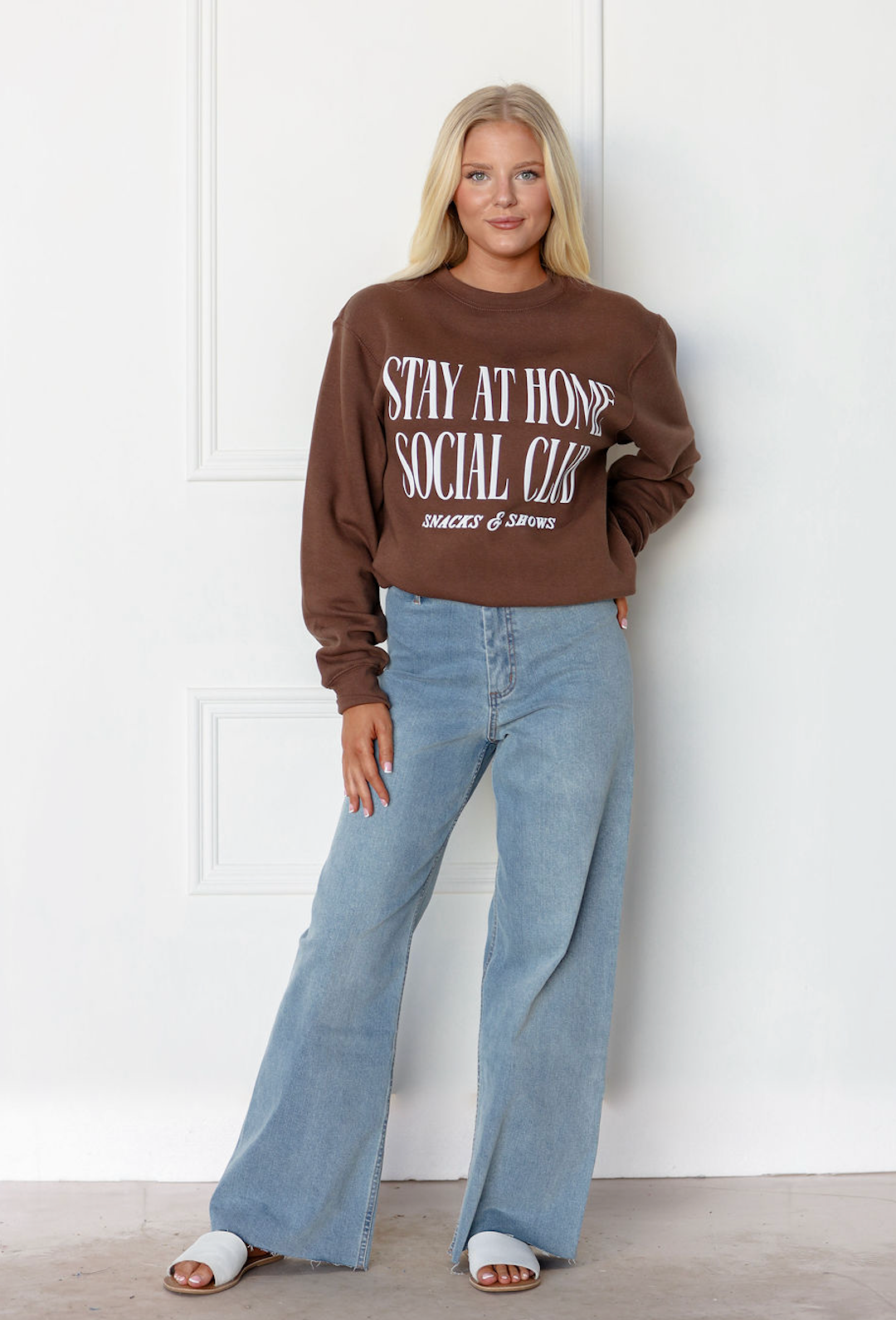 Straight Leg Denim Pants