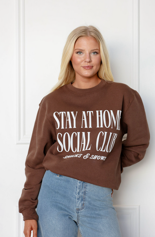 Stay At Home Social Club Sweatshirt