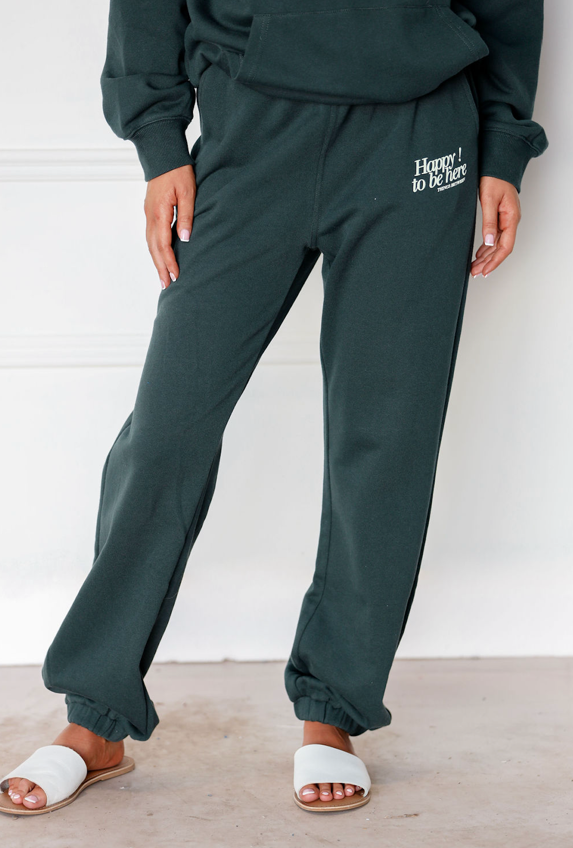 Happy Here Hoodie & Sweatpants Set of 2