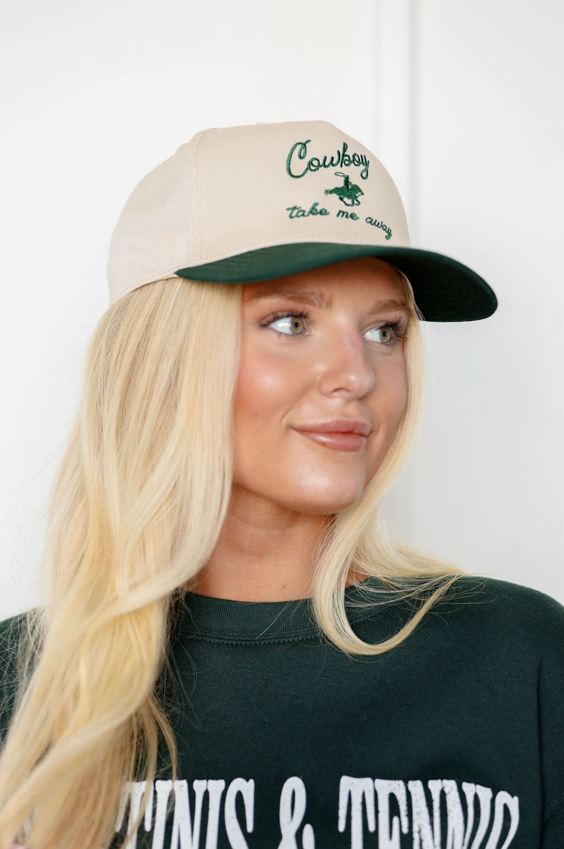 Cowboy Take Me Away Vintage Trucker