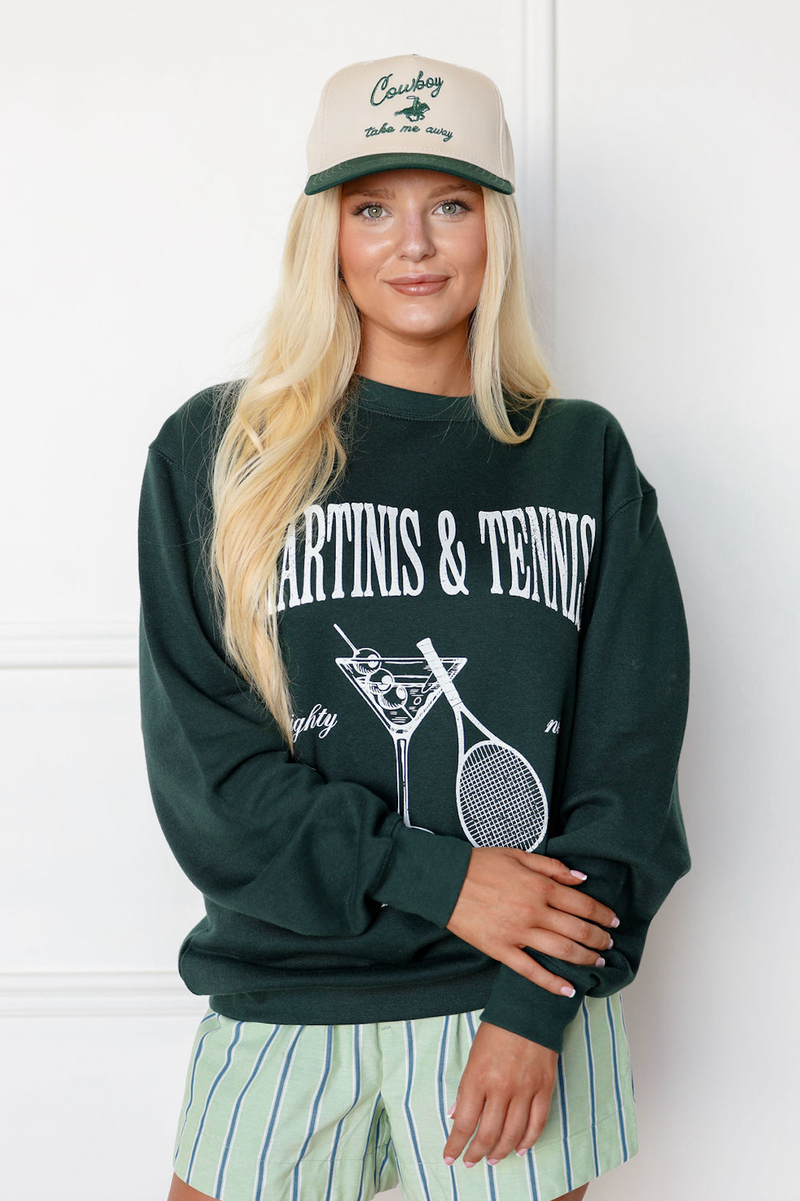 Martini's & Tennis Sweatshirt