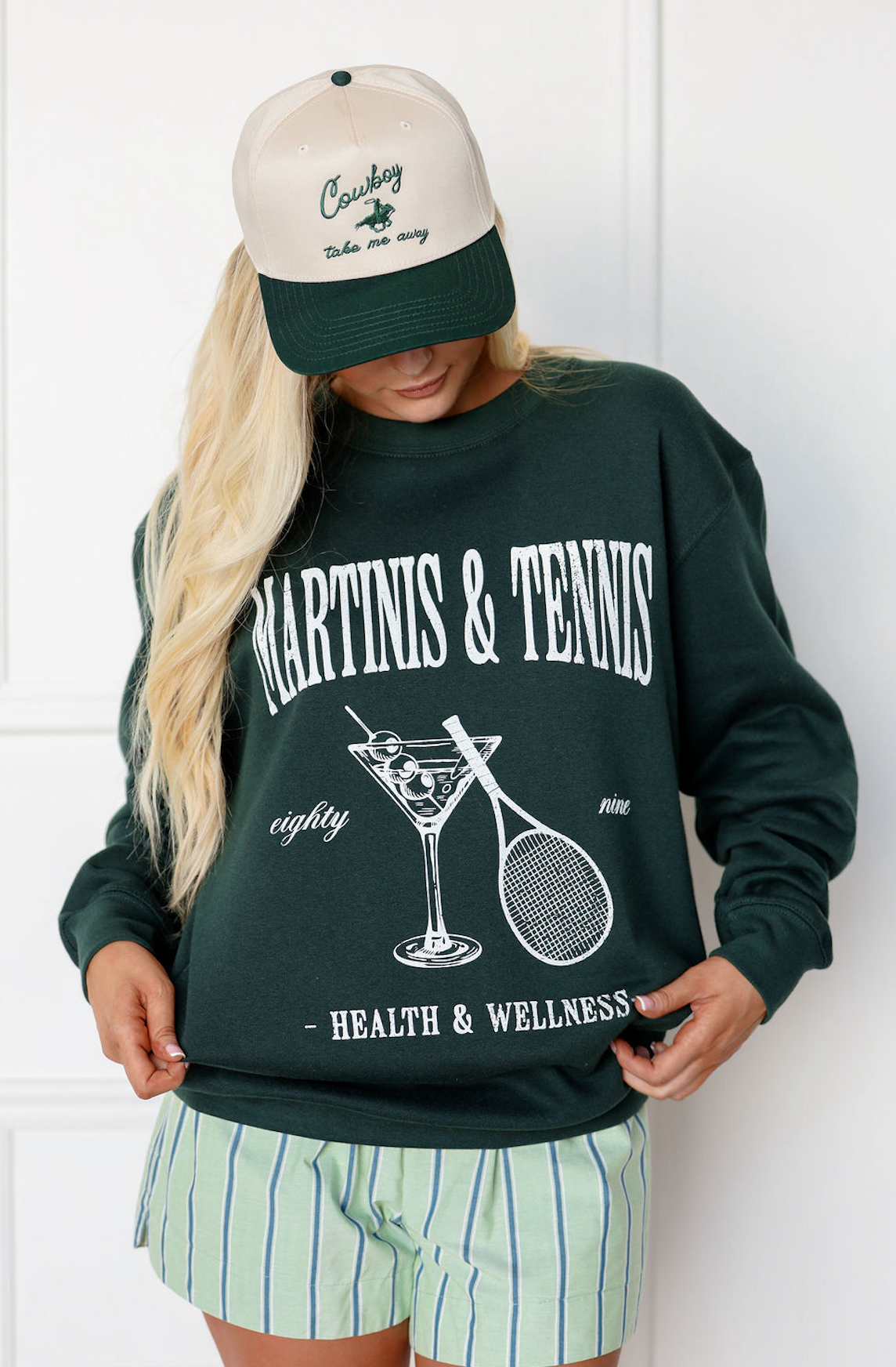 Martini's & Tennis Sweatshirt