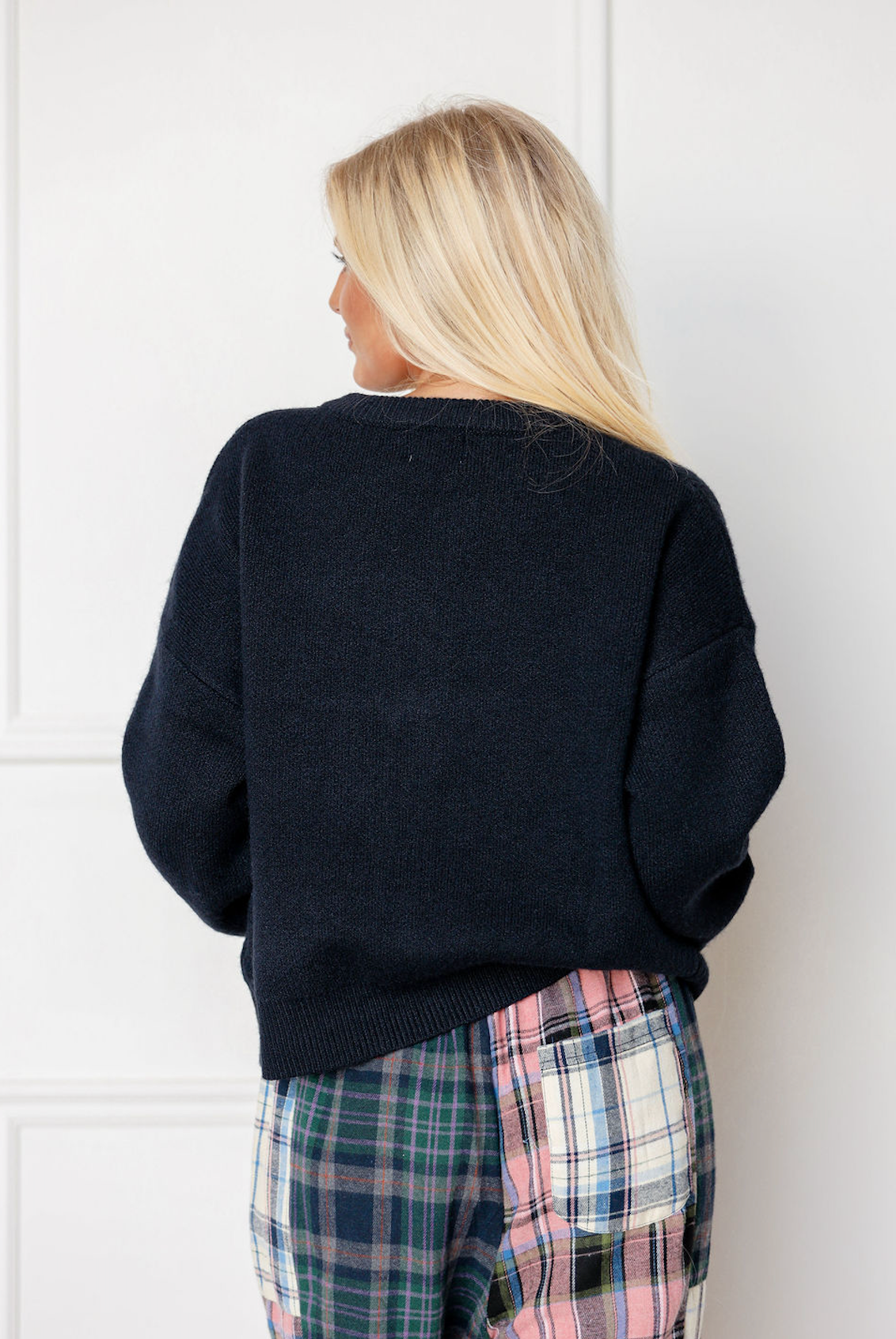 Rory Button Down Cardigan Navy
