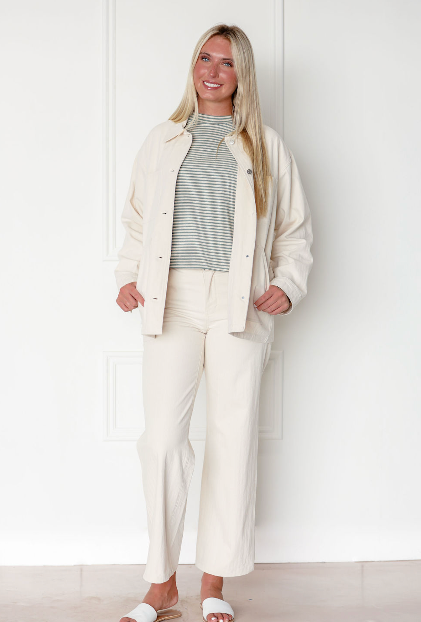 Ava Natural Trouser Pants