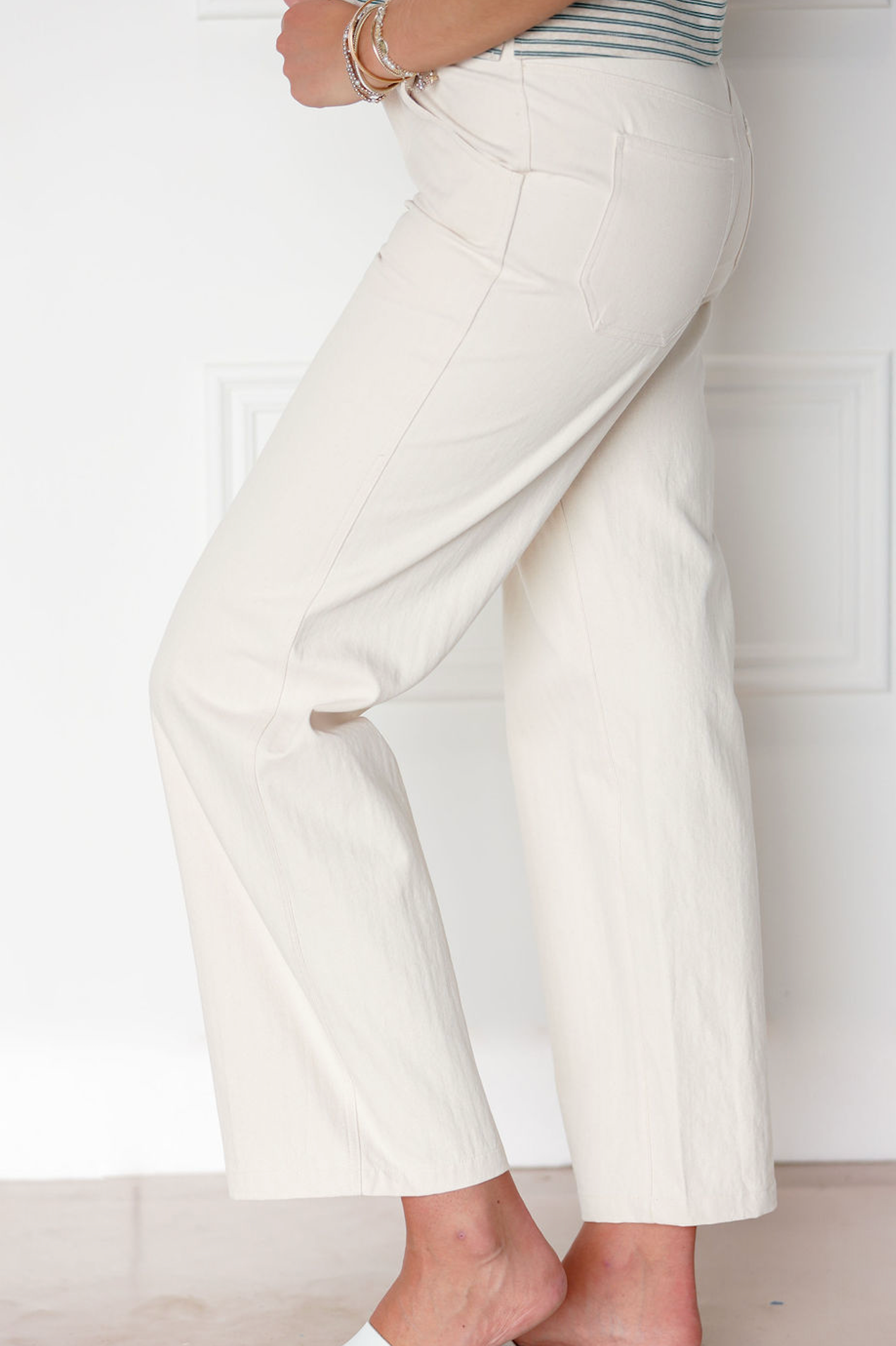 Ava Natural Trouser Pants